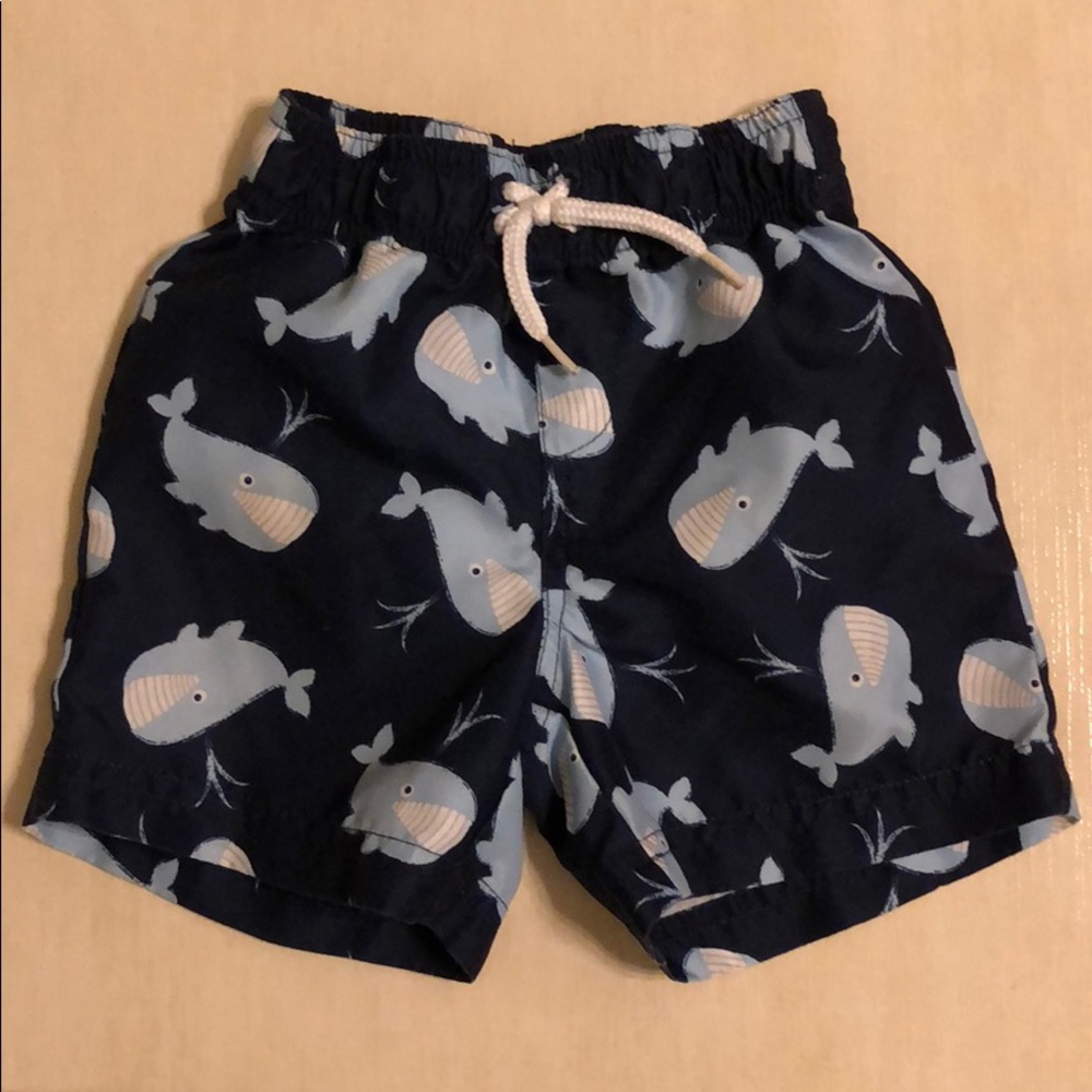 Whale Swim Trunks
